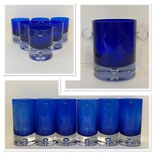 KROSNO POLAND Blue Glass