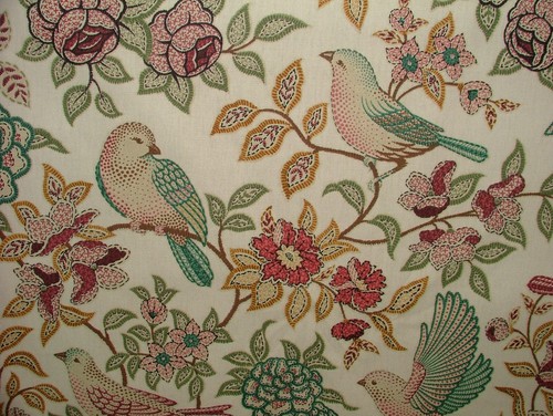 Morris bird floral - floral, fern