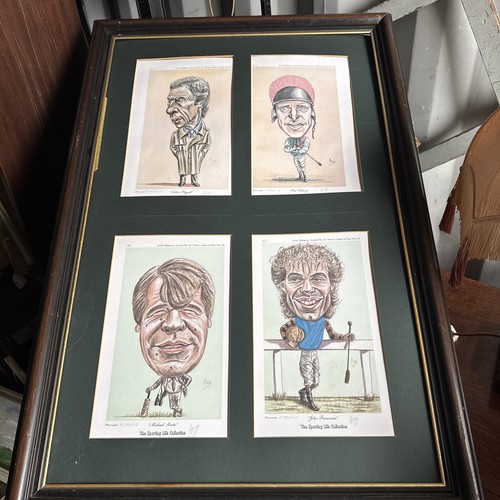 Horse racing caricatures large - horse,