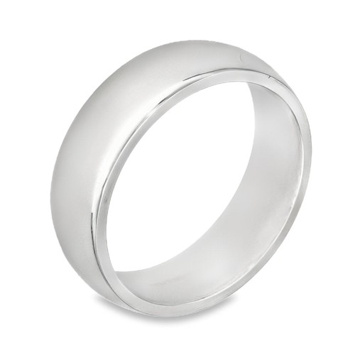 950 platinum shape wedding - platinum, d-shape