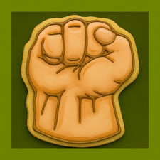 Hulk Smash Hands Cookie