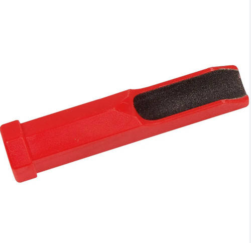 Red plastic snooker pool cue - red,