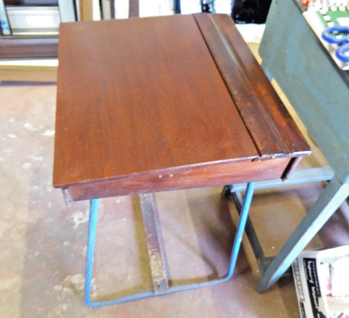Vintage wood desk - vintage,
