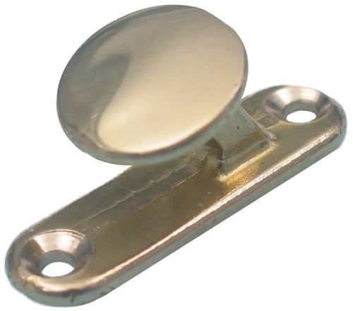 Hopkins brass holdfast button - hopkins,