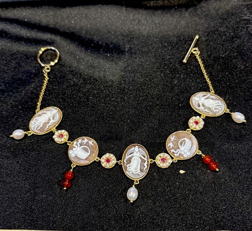 Cameo italiano deluca bracelet - cameo,