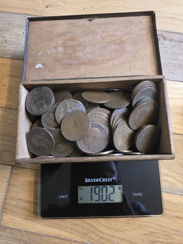 Antique british pennies - british,