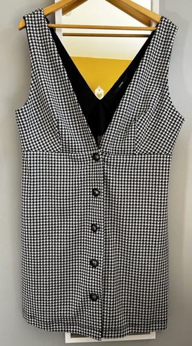 George black white dogtooth - white,