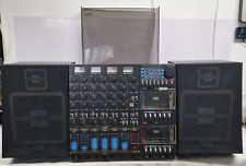 AMSTRAD STUDIO 100 with Speakers 4-Track Twin Tape Deck Turntable Radio DJ-Mode