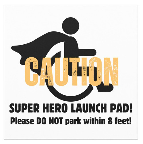 Disabled parking car magnet - parking,