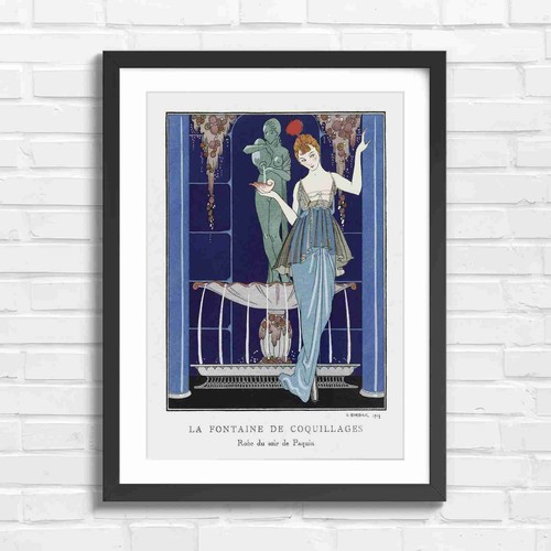 Vintage art deco fashion lady - deco,