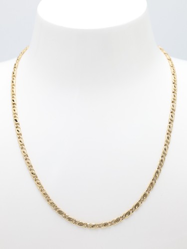 Gold figaro link chain - link,