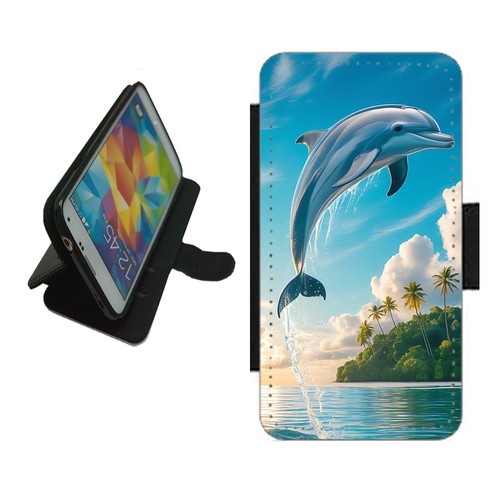 Dolphin phone case wallet - phone, flip