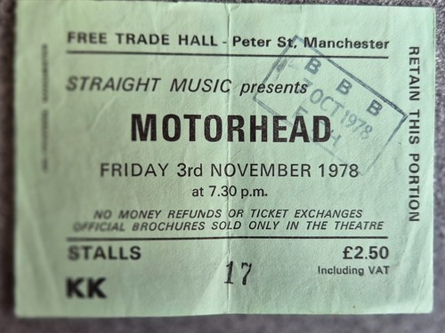 Used concert ticket - used, *