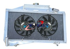 Aluminum Radiator + Fans For