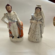 Staffordshire Portrait Pair Of