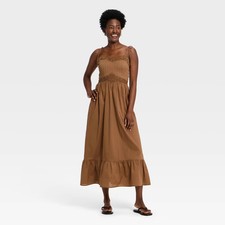 Women's Lace Cami Midi A-Line