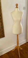 Size 8/10 Female Tailors Dummy Cream Retail Torso Display Dressmakers Dummy