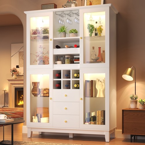 Display cabinet with - with, glass