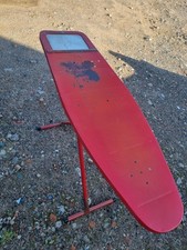 Vintage Original 1970s Beldray Red metal ironing board Props Folding