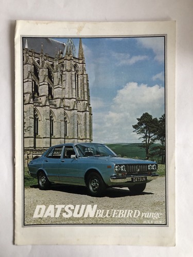 Datsun bluebird range brochure - range,