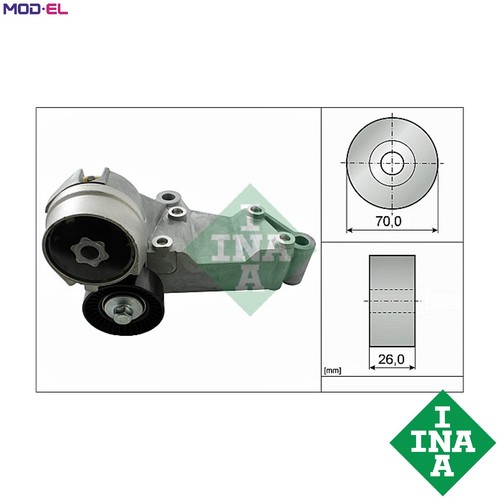 Belt tensioner vribbed - belt,