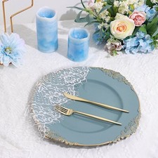 24 DUSTY BLUE 13" Round with