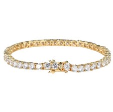 9ct Tennis Bracelet Yellow