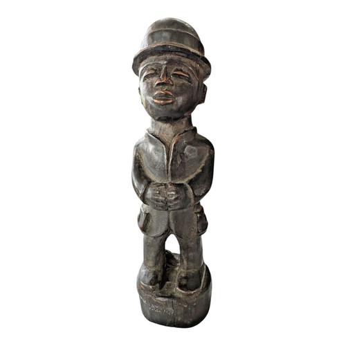 Antique baule folk art wood - baule,