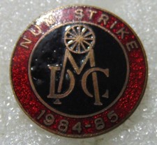 National Union of Minerworkers  1984 - 1985 Miner's Strike Enamel Pin Badge