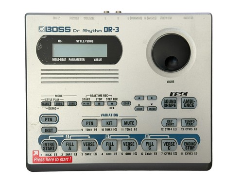 Boss rhythm 3 drum - boss, dr-3