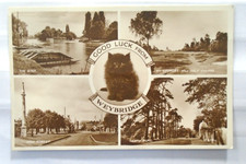 good luck from Weybridge posted 1958  (eb36