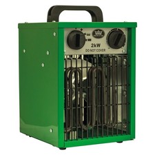 Prem-I-Air 2kW Metal Fan Space Heater for Garage Industrial Unit Workshop