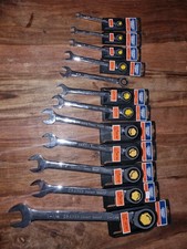 Joblot / Set x12 DRAPER EXPERT RATCHET SPANNERS - 5/16af to 1"&1/4 - CLEARANCE -