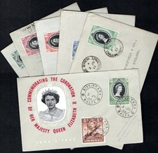 1953 coronation fdc - coronation,