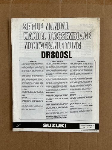 Nos genuine suzuki workshop - genuine,