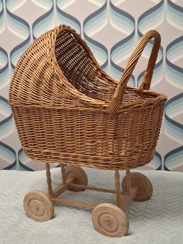 Vintage style wicker wooden - vintage,