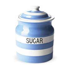 Cornishware blue sugar storage - cornishware,