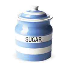 Cornishware Blue Sugar Storage Jar 1 x 840ml, Ceramic
