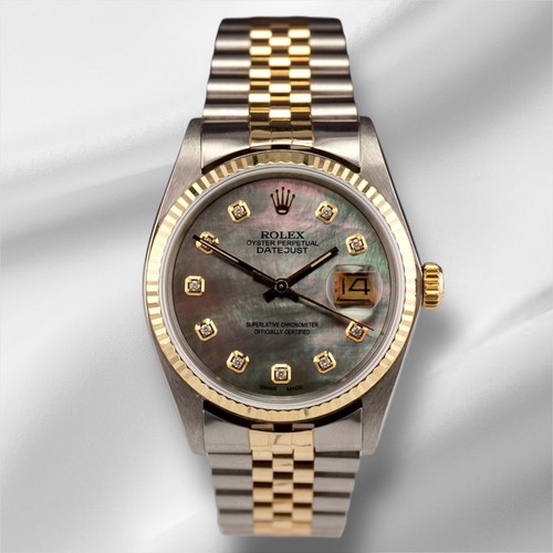 Rolex datejust 36mm yellow - rolex,
