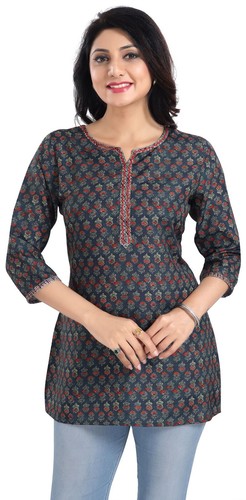 Thread and sequine work kurtis - thread,