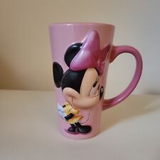 Minnie Mouse Pink 3D Tall Mug From Disneyland Resort Paris Cute 