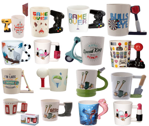Novelty ceramic mug with - ceramic,