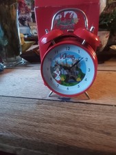 Welsh Cymru Red Dragon Battery Operated Red Alarm Clock boxed