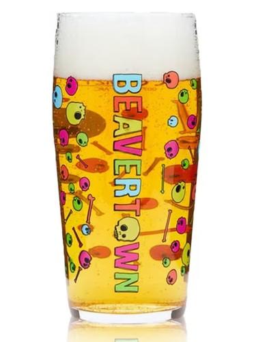 Beavertown pint glass - 1,