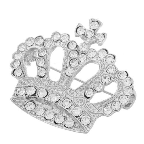 Queen crown brooch - , suit