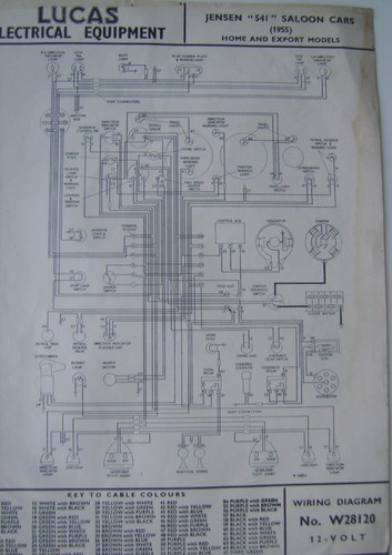 Original lucas wiring diagram - original,