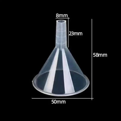 Clear plastic funnel - clear, kitchen