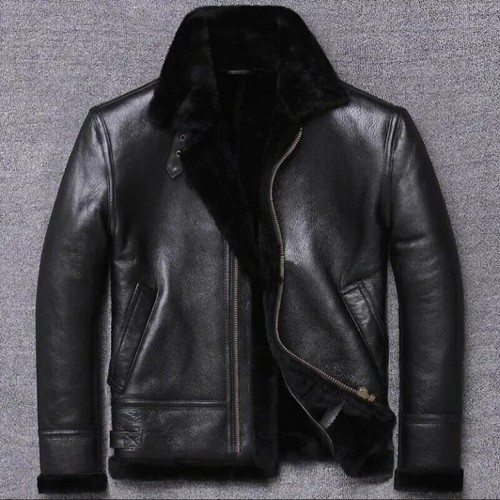 Men black shearling - men’s,