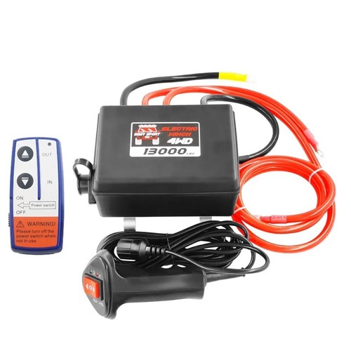 Winch control box with - control,
