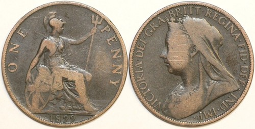 1895 1901 victoria bronze - 1901,